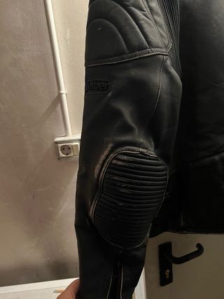 Chaqueta de cuero para moto