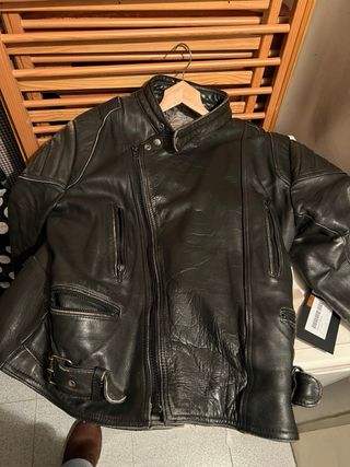 Chaqueta de cuero para moto