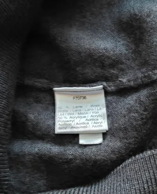 Jersey Lacoste Gris Oscuro Talla L