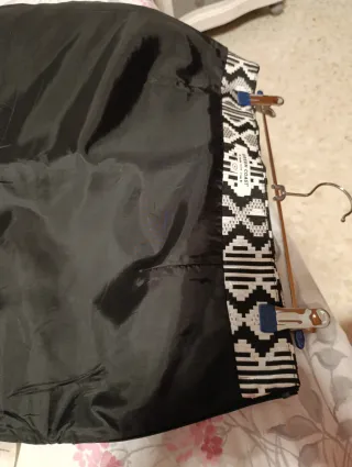 Falda corta estampada fiesta