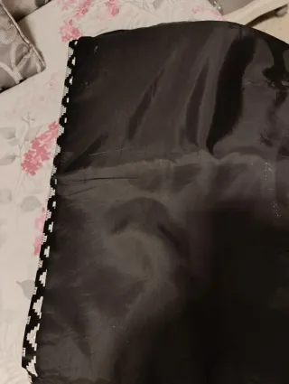 Falda corta estampada fiesta