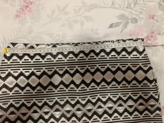 Falda corta estampada fiesta