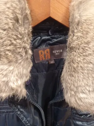 Chaquetón azul marino mujer