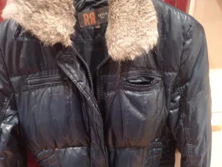 Chaquetón azul marino mujer