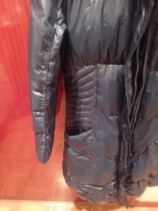 Chaquetón azul marino mujer