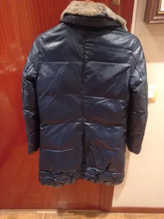 Chaquetón azul marino mujer