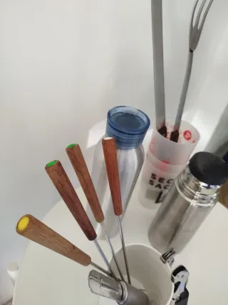 Lote Utensilios Termo Botella Pelador Abridor