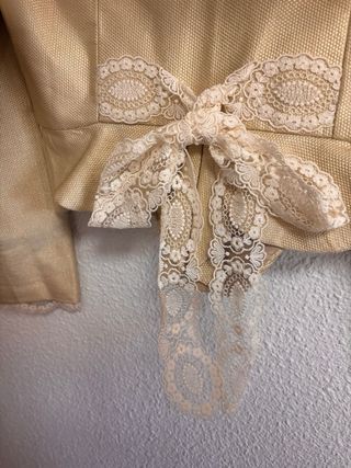 Corpiño Fallera Dorado Talla 42