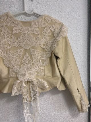 Corpiño Fallera Dorado Talla 42