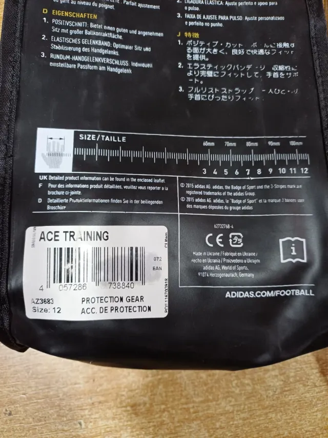 Guanti portiere Adidas ACE TRAINING misura 12