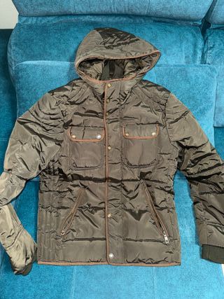 Chaquetón HyM verde hombre Talla M/L