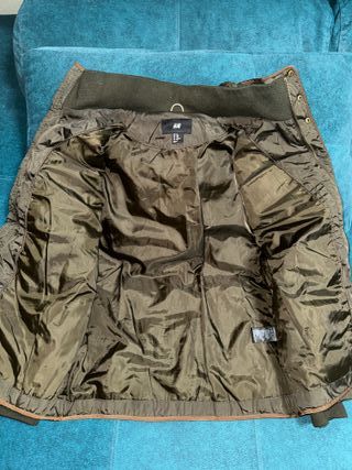 Chaquetón HyM verde hombre Talla M/L