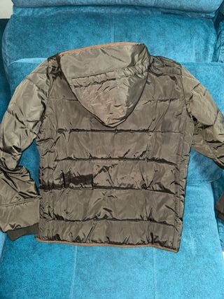 Chaquetón HyM verde hombre Talla M/L