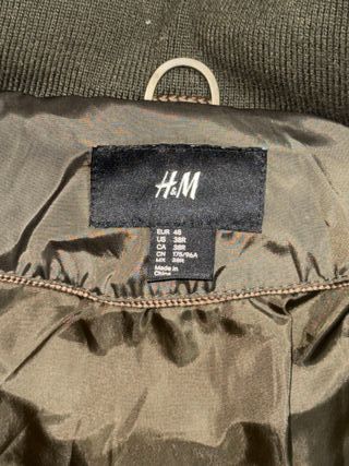 Chaquetón HyM verde hombre Talla M/L