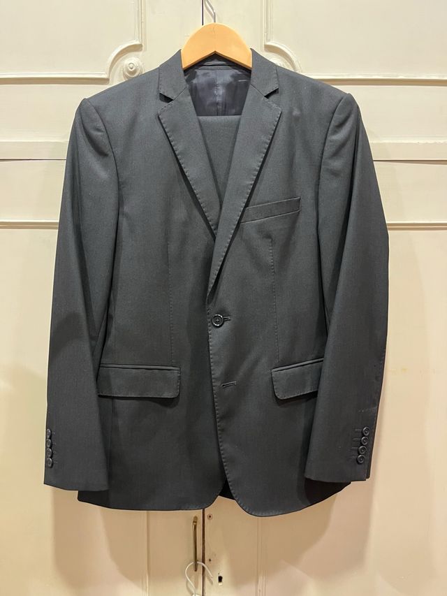 Traje gris ZARA talla chaqueta 46 / pantalón 38