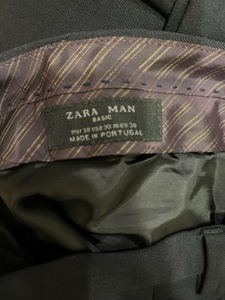 Traje gris ZARA talla chaqueta 46 / pantalón 38