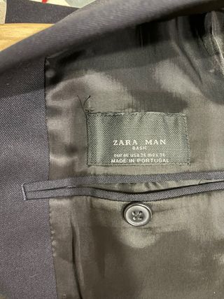 Traje gris ZARA talla chaqueta 46 / pantalón 38