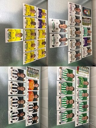 Lote 292 cromos Liga Hypermotion 25/26 sin repetir