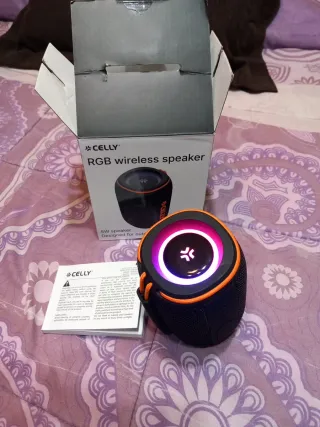 Altavoz Celly Negro y Naranja