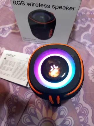 Altavoz Celly Negro y Naranja