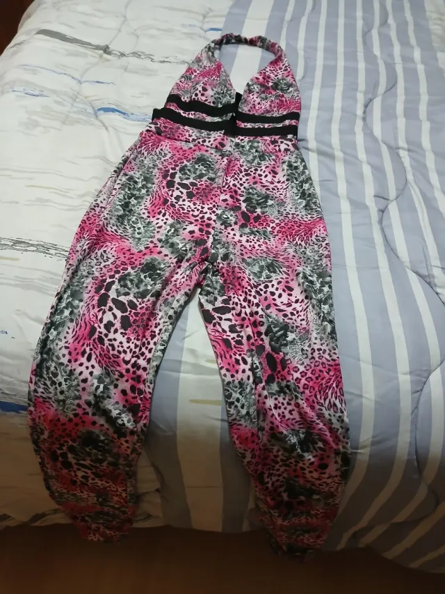 Mono largo elástico estampado