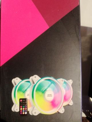 Kit 3 Ventiladores ARGB 120mm con Mando