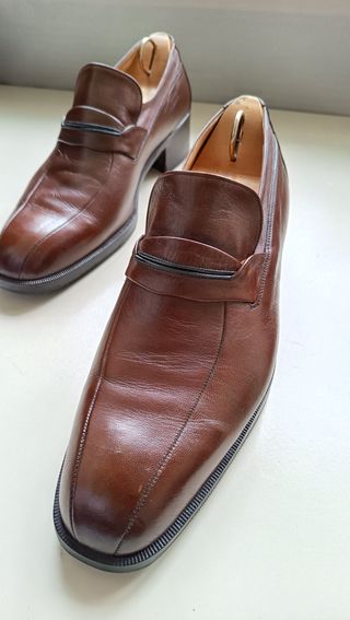 Mocassini MATUS pelle marrone N.43