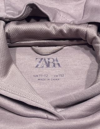 Sudadera Zara niña capucha Positive Thoughts