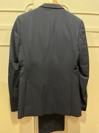 Traje Zara Azul Marino Chaqueta 46 Pantalón 38