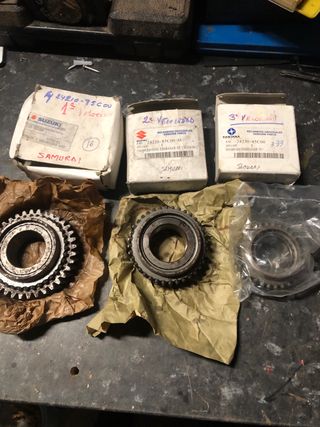 Engranajes Suzuki Samurai 1ª, 2ª y 3ª Velocidad