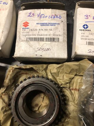 Engranajes Suzuki Samurai 1ª, 2ª y 3ª Velocidad