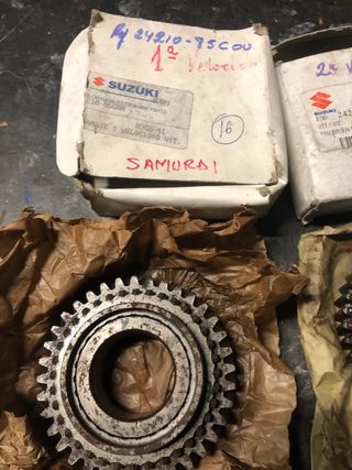 Engranajes Suzuki Samurai 1ª, 2ª y 3ª Velocidad