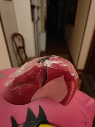 Casco bici/patines niña diseño gatito