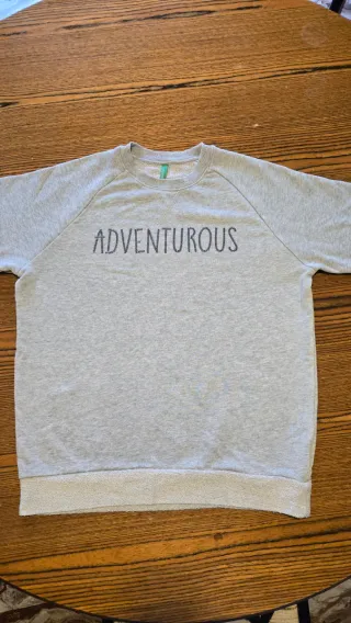 Felpa Benetton grigia ragazzo 13-14 anni