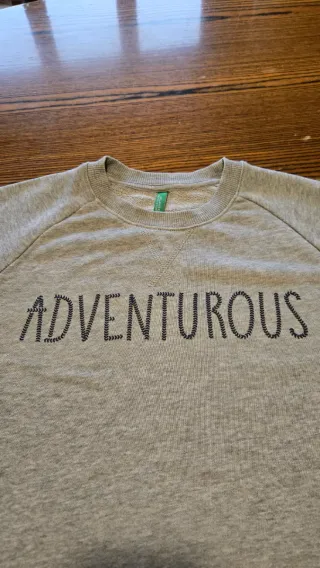 Felpa Benetton grigia ragazzo 13-14 anni