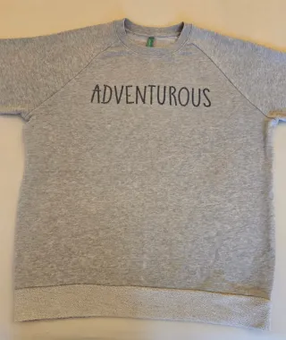 Felpa Benetton grigia ragazzo 13-14 anni