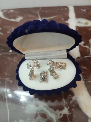 Presepe in miniatura argento