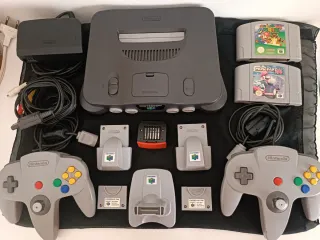 Consola Nintendo 64 Gris Completa