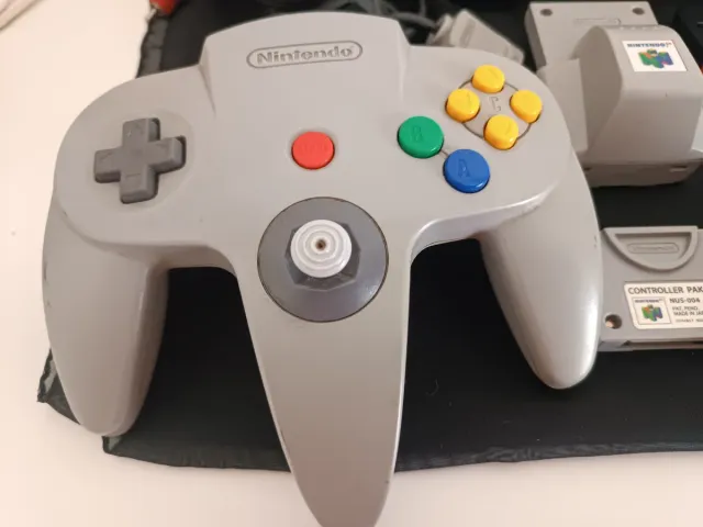 Consola Nintendo 64 Cinza Completa