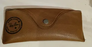Estuche Gafas Ray-Ban Marrón y Plateado