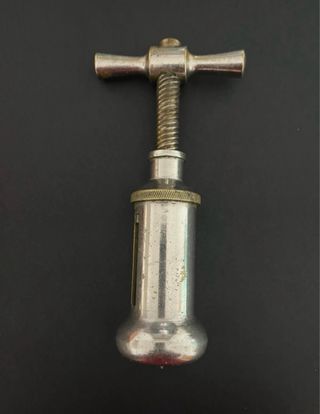 Cavatappi antico grande in ottone