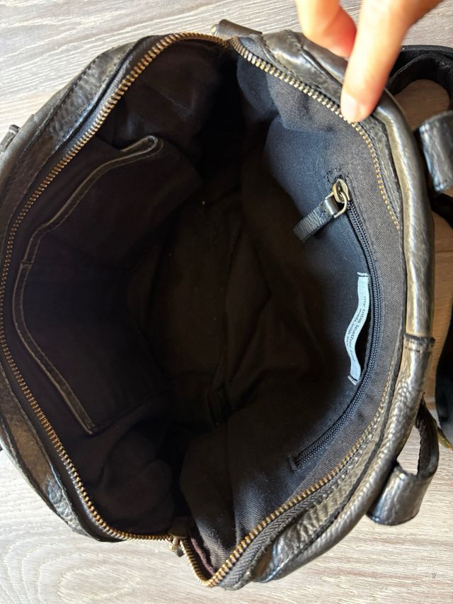 Bolso Biba Kansas Negro Trenzado