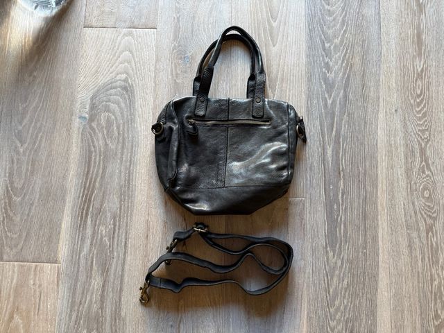 Bolso Biba Kansas Negro Trenzado