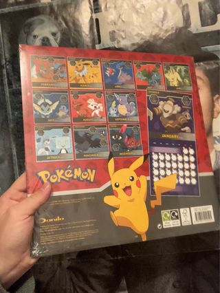 Calendario Pokémon Ufficiale 2022 Sigillato