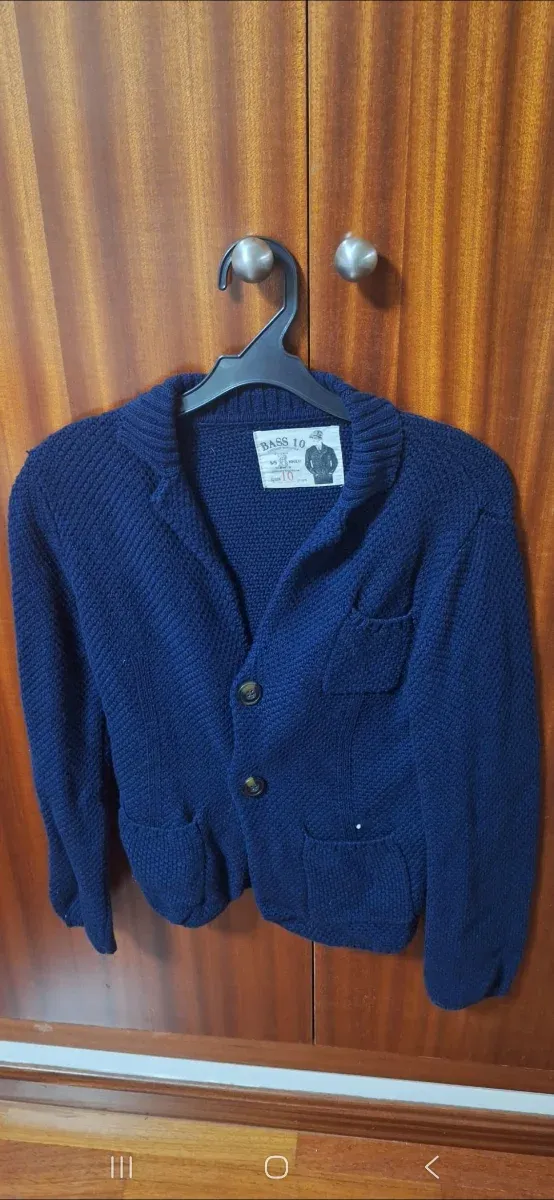 Rebeca niño punto azul marino 10 años El corte Ing