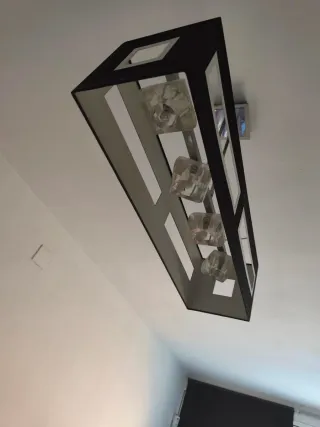 Lámpara de comedor + lámpara de pie a conjunto