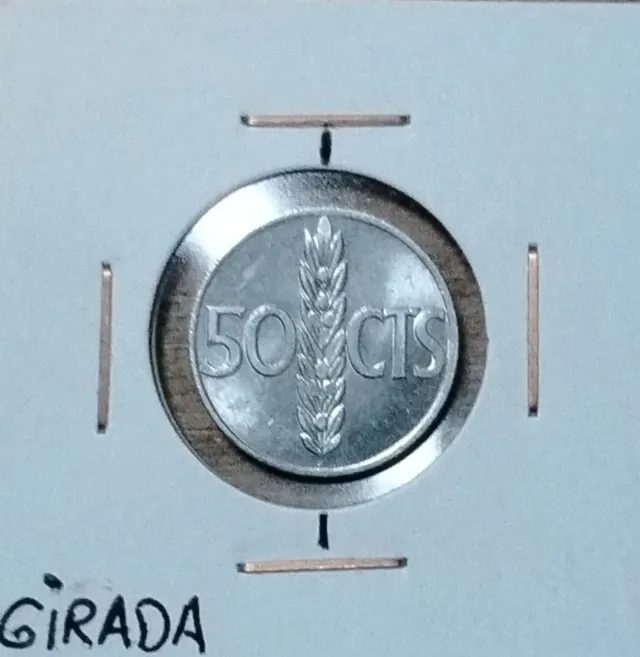 50ctms España 1966* con error
