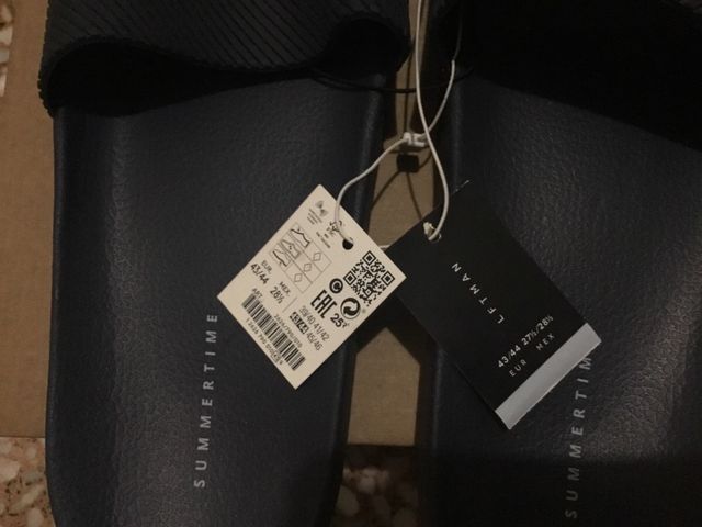 Chanclas Lefties Hombre Talla 43 Azul Marino