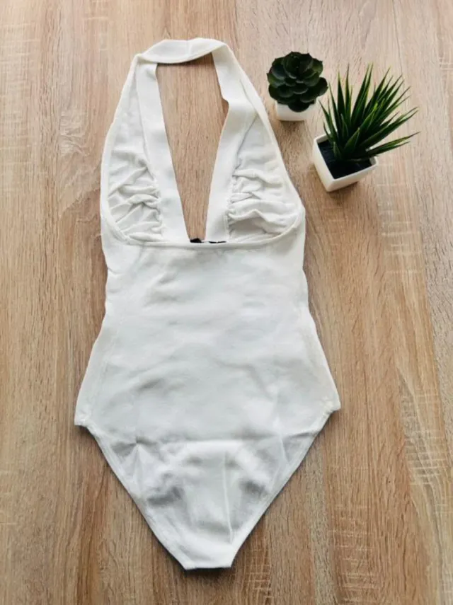Body Victoria Beckham x Mango Blanco
