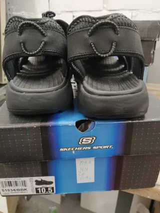 Sandalias Skechers Hombre Talla 44 Negras